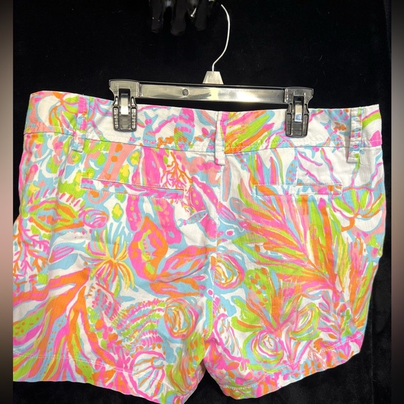 🩷💚Lilly Pulitzer | Callahan Scuba To Cuba Shorts  SZ 8- EUC🩷💚 - Picture 12 of 13